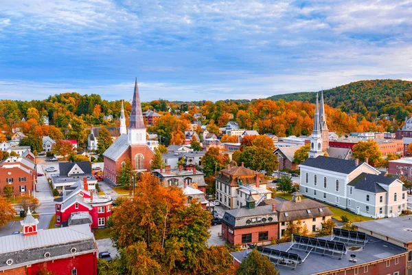 Burlington, Vermont Skyline — Stock Photo, Image