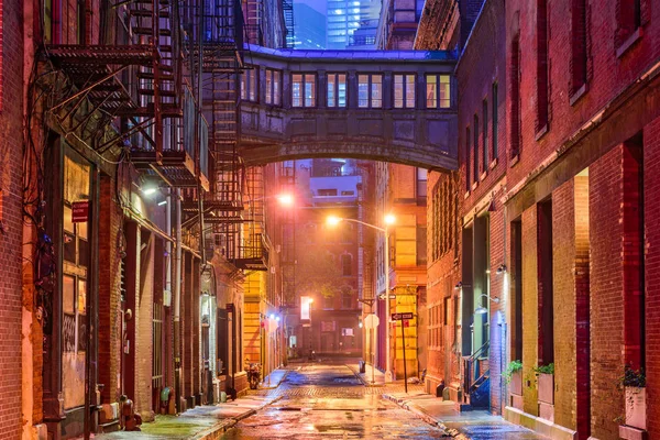 Alley Tribeca v New Yorku — Stock fotografie