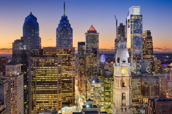 Filadelfia, Pennsylvania skyline — Foto Stock