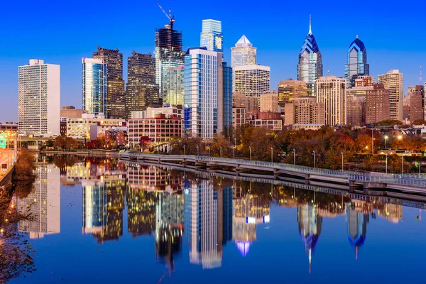 Skyline Філадельфії Пенсільванія — стокове фото