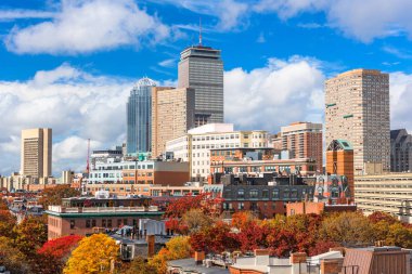 Boston manzarası Güz
