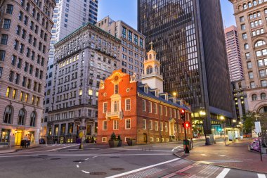 Boston Massachusetts Cityscape clipart