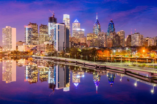 Filadelfia, Pensylwania panoramę — Zdjęcie stockowe