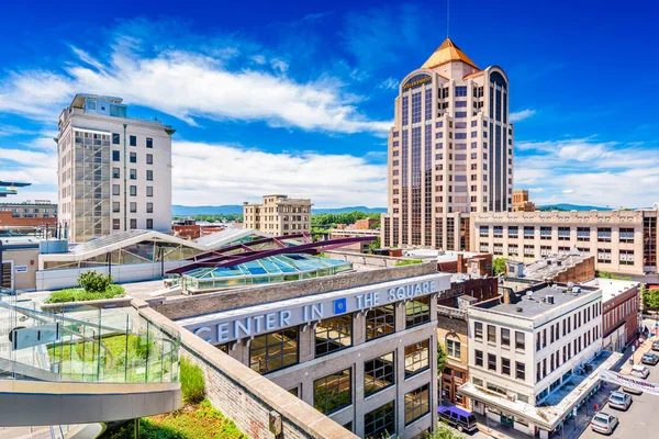 Merkezi Roanoke, Virginia meydanında — Stok fotoğraf