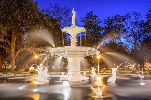 Savannah Georgië Park — Stockfoto