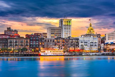 Savannah Georgia manzarası