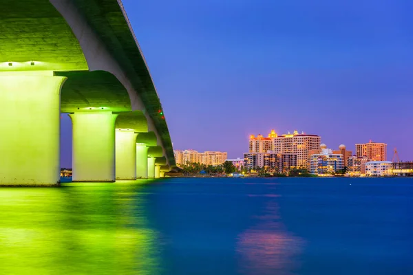 Horizonte de Sarasota (Florida) — Foto de Stock