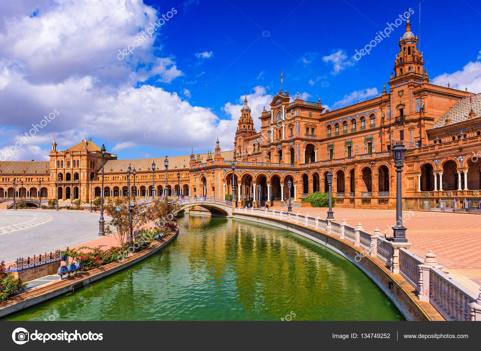 Spanish Square in Seville Spain — Stock Photo © sepavone 134749252