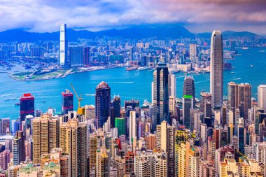 Hong kong Çin cityscape