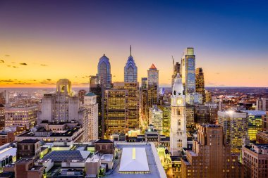 Philadelphia Pennsylvania Skyline clipart