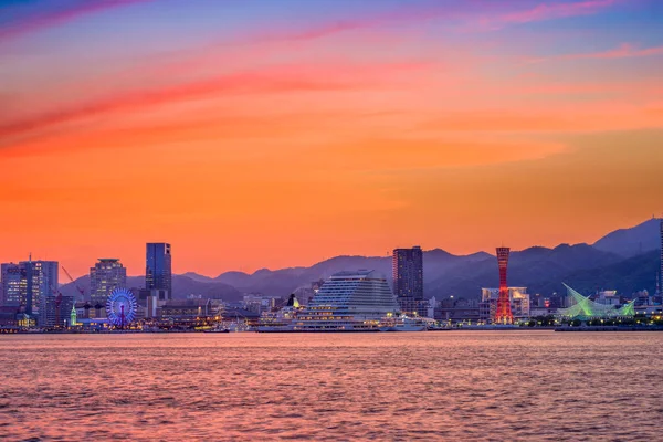 Skyline del Giappone di Kobe — Foto Stock