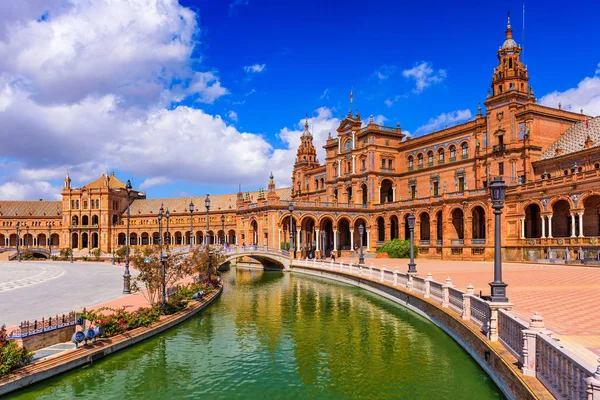 Seville İspanya İspanyol Meydanı — Stok fotoğraf