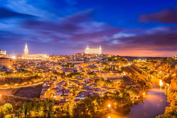 Toledo Spain Skyline – stockfoto