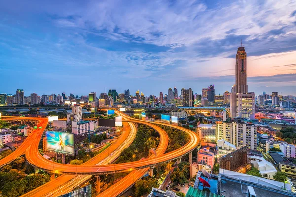 Bangkok Thajsko Panorama — Stock fotografie