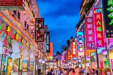 Guangzhou gece hayatı bölgesi