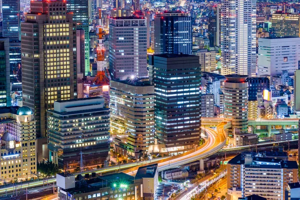 Osaka Japón Paisaje urbano — Foto de Stock