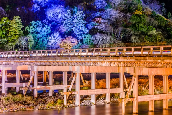 Arashiyama Kyoto Bridge — Stock Photo, Image