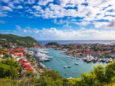 Saint Barthelemy manzarası