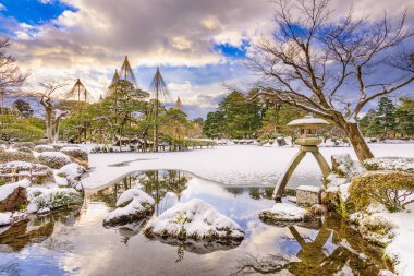 Kenrokuen Garden in Japan clipart