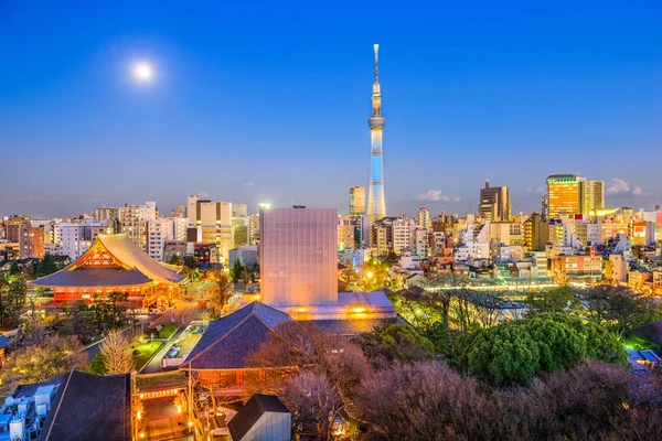 Асаба Токио Япония Skyline — стоковое фото
