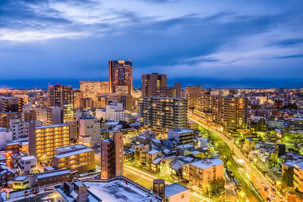 Kanazawa Japão Skyline — Fotografia de Stock