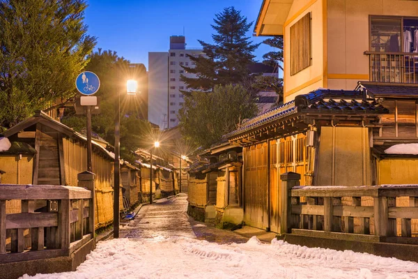 Szamuráj kerület Kanazawa, Japán — Stock Fotó