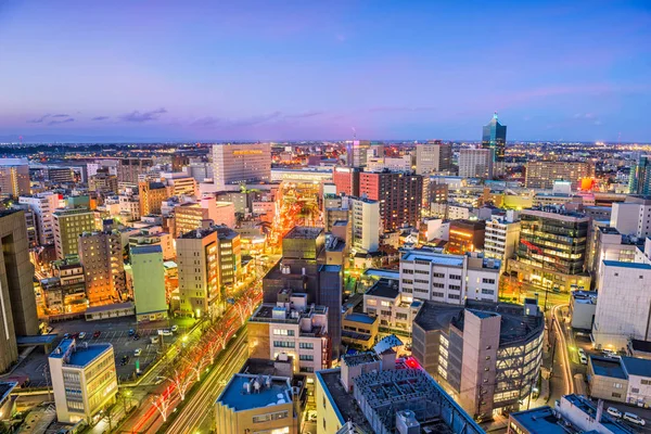 Panorama Toyama, Japonsko — Stock fotografie