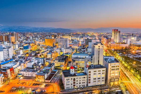 Toyama Japan Skyline — Stockfoto