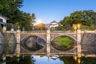 Imperial Palace Moat of Tokyo clipart