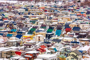 Asahikawa, Japonya kasaba Cityscape