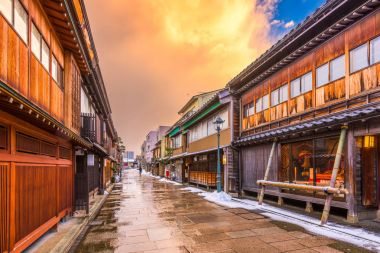 Kanazawa, Japonya tarihi bölgesi