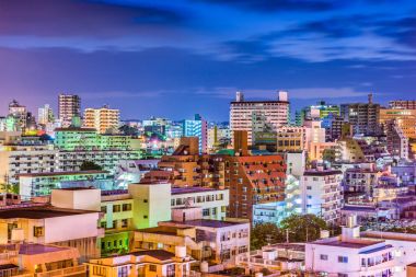 Naha, Okinawa, Japan manzarası