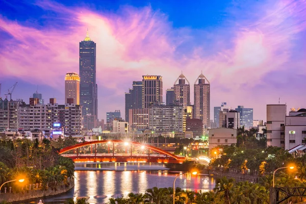 Kaohsiung, Skyline von Taiwan — Stockfoto