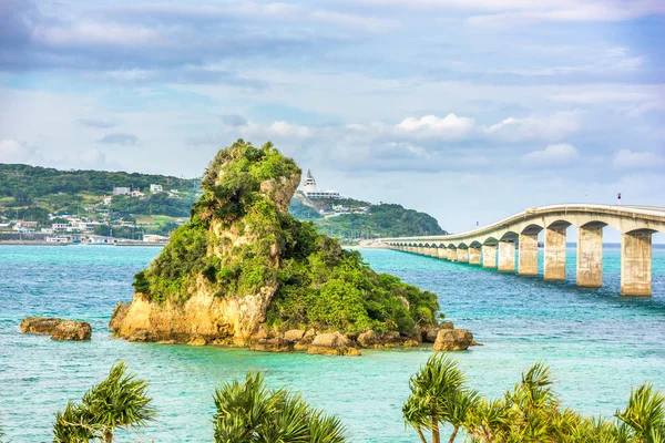 Мост Кури на Окинаве — стоковое фото