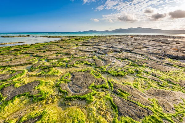 冲绳岛岩石海滩 — 图库照片