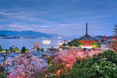 Miyajima, Japonya bahar
