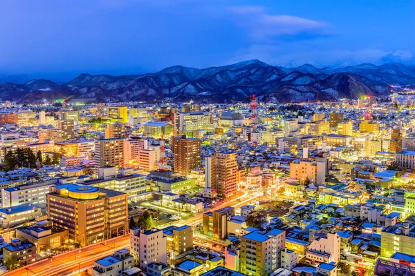 Yamagata, Japonya manzarası — Stok fotoğraf