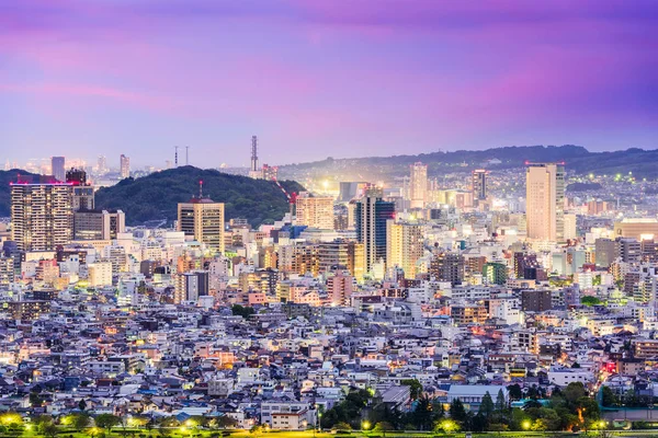 Skyline Shizuoka, Japonia — Zdjęcie stockowe