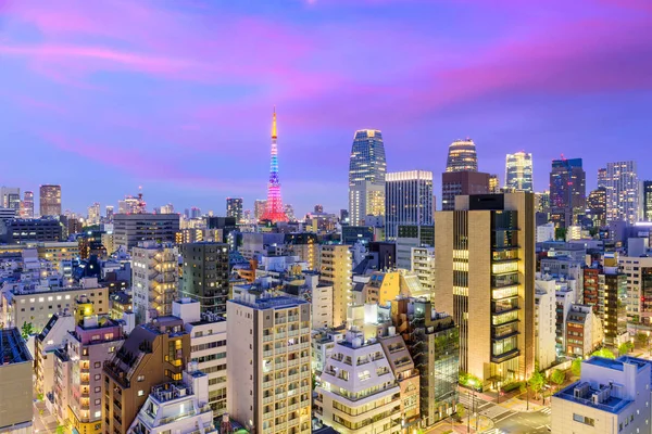 Tóquio, Japão paisagem urbana — Fotografia de Stock