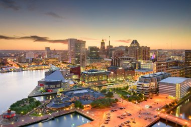 Baltimore Maryland manzarası