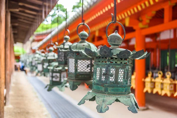 Kasuga Taisha lanternas santuário — Fotografia de Stock
