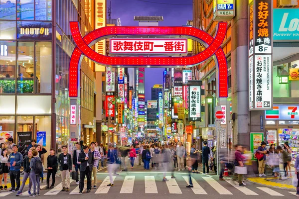 Shinjuku Rosse buurt — Stockfoto