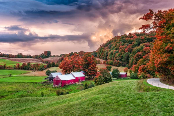 Vermont Autumn Farms — Stock Photo, Image