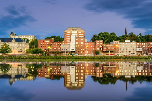 Río de Augusta, Maine — Foto de Stock