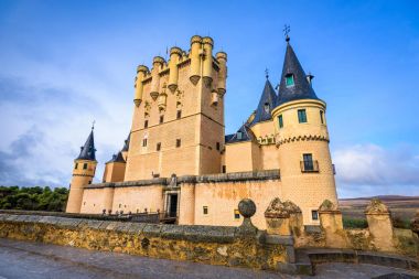 Segovia Castle Spain clipart
