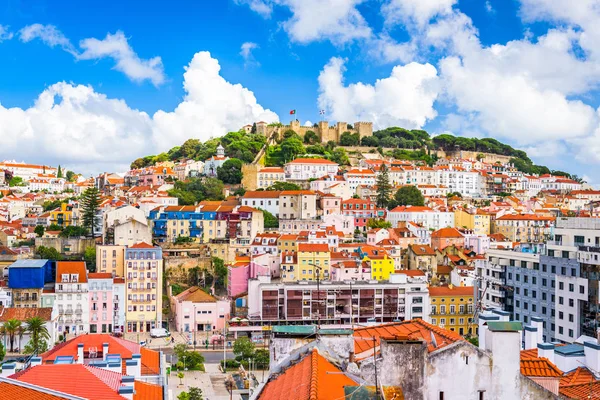 Lissabon, portugiesische Skyline — Stockfoto