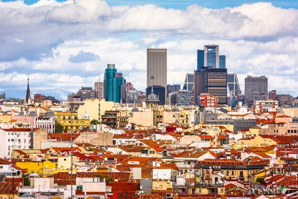 Madrid, Espanha Cityscape — Fotografia de Stock