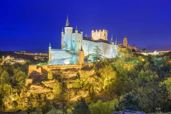 Segovia İspanya manzarası — Stok fotoğraf