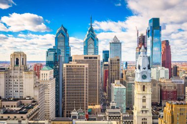 Philadelphia, Pennyslvania, USA Skyline clipart