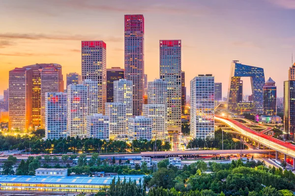 Пекин, Китай Skyline — стоковое фото